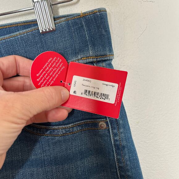 NWT Spanx Flare Jeans Vintage Indigo - Picture 4 of 5